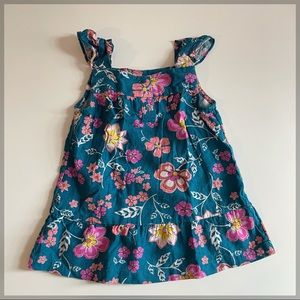 Carter's Toddler Girl Two Piece Floral Short Set size 5T